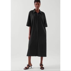 NWT COS Black Shirt Dress